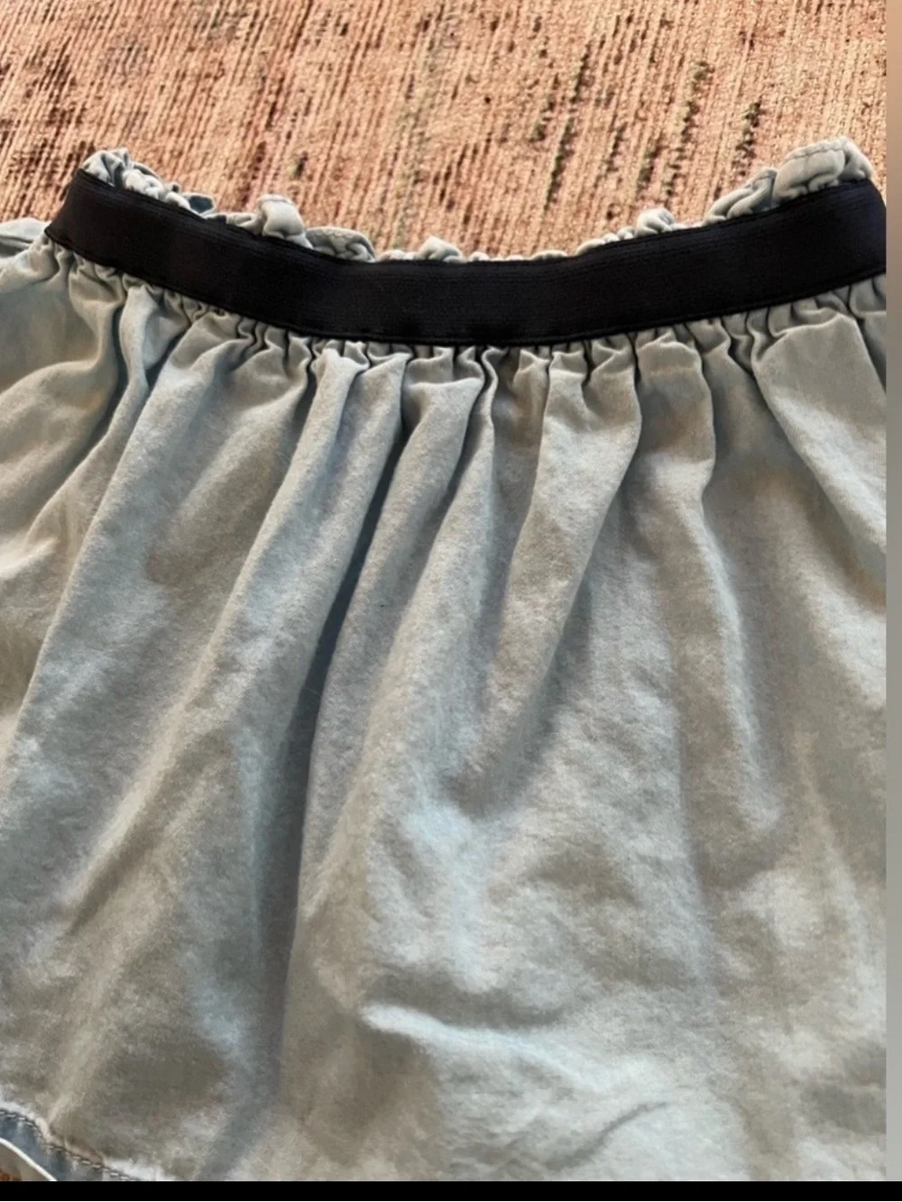 OshKosh B'gosh Light Blue Skirt with Navy Waistband